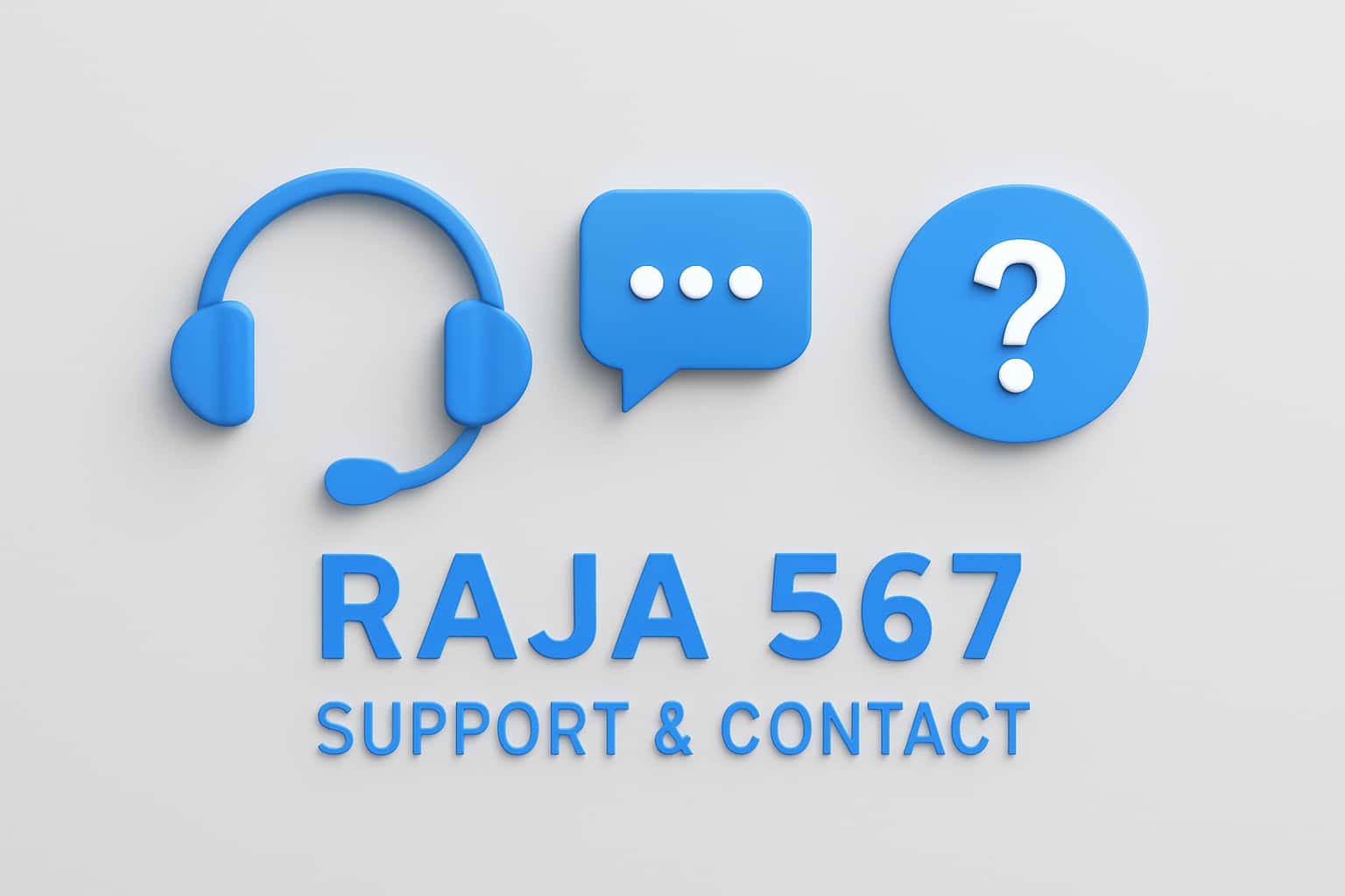 Raja 567 Support & Contact Interface