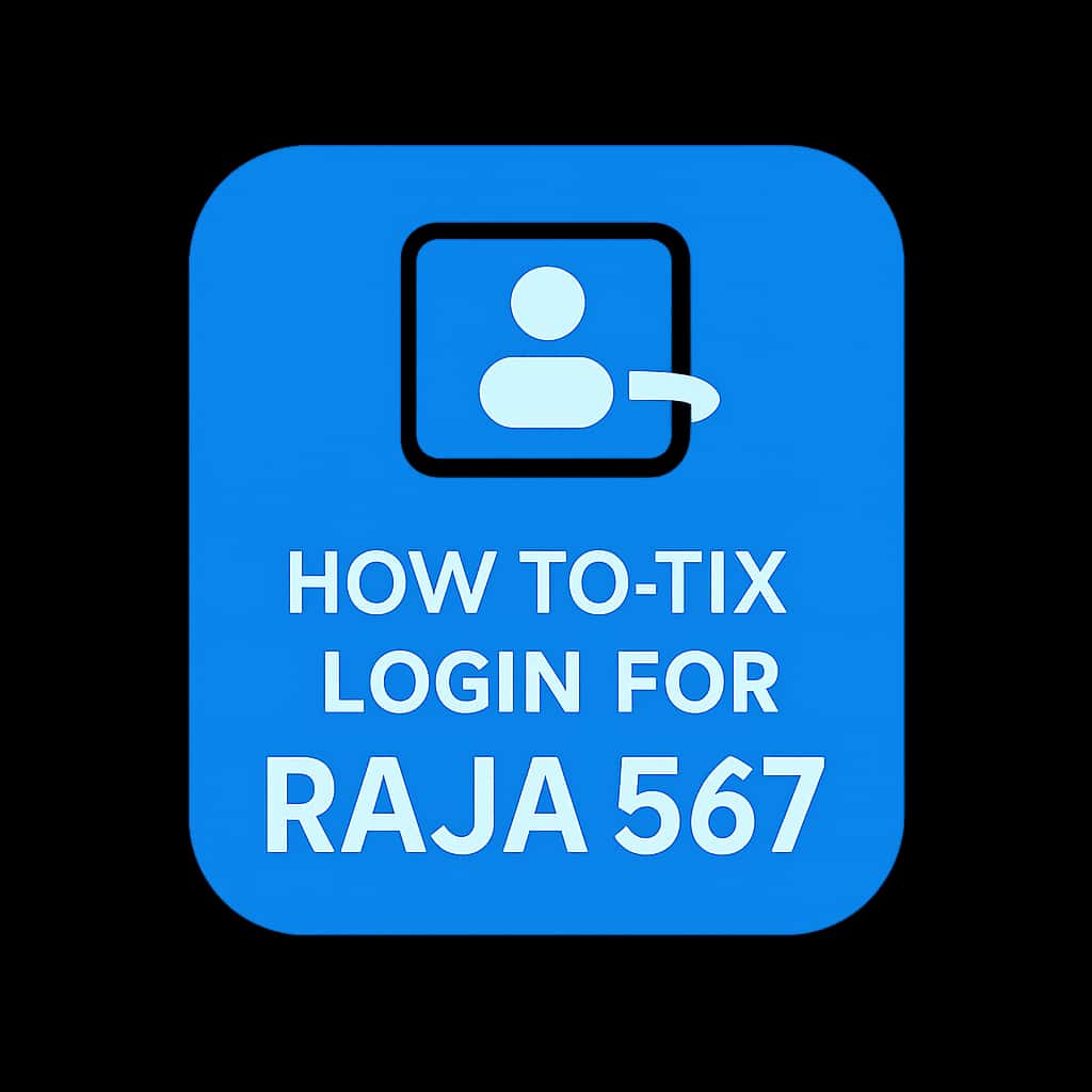 A badge representing the guide to fixing login for Raja 567.