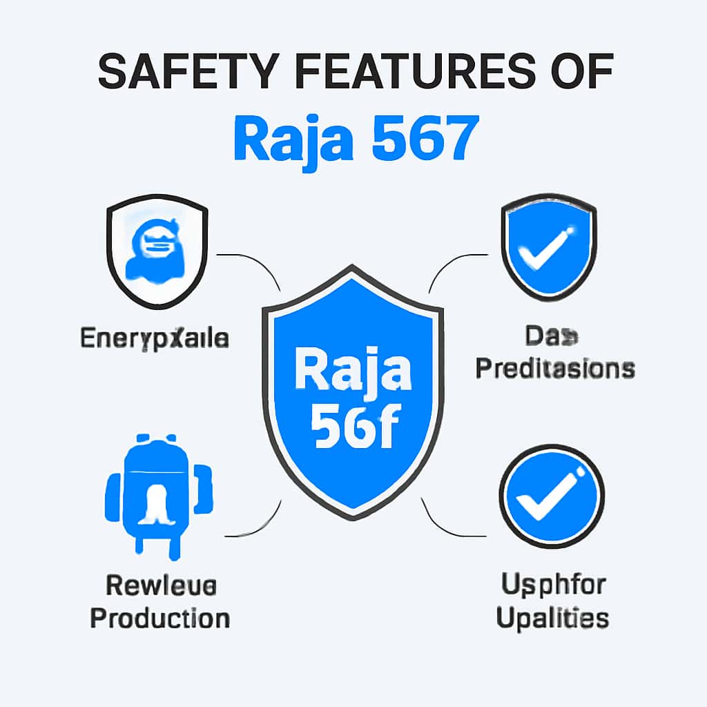 Diagram explaining Raja 567 safety features.