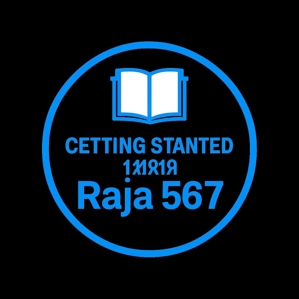 Icon representing the 'Getting Started with Raja 567' guide.