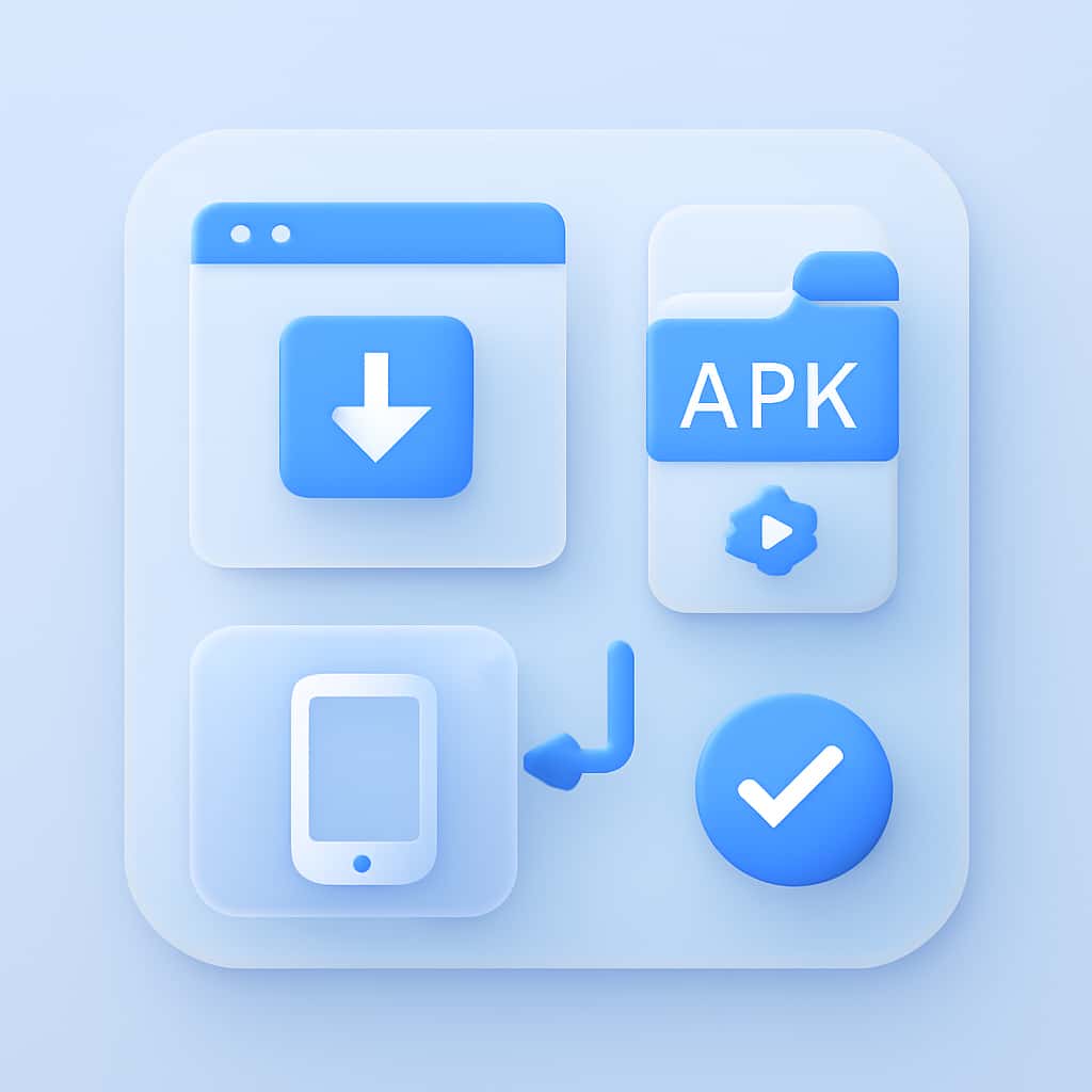 Diagram illustrating the installation steps for Raja 567 APK.