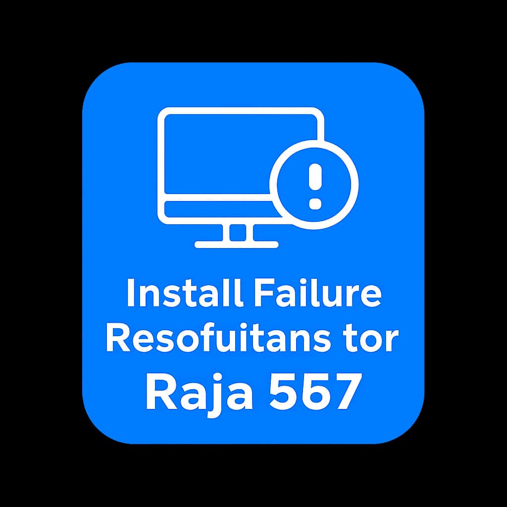 An icon representing help for installation resolutions for Raja 567.