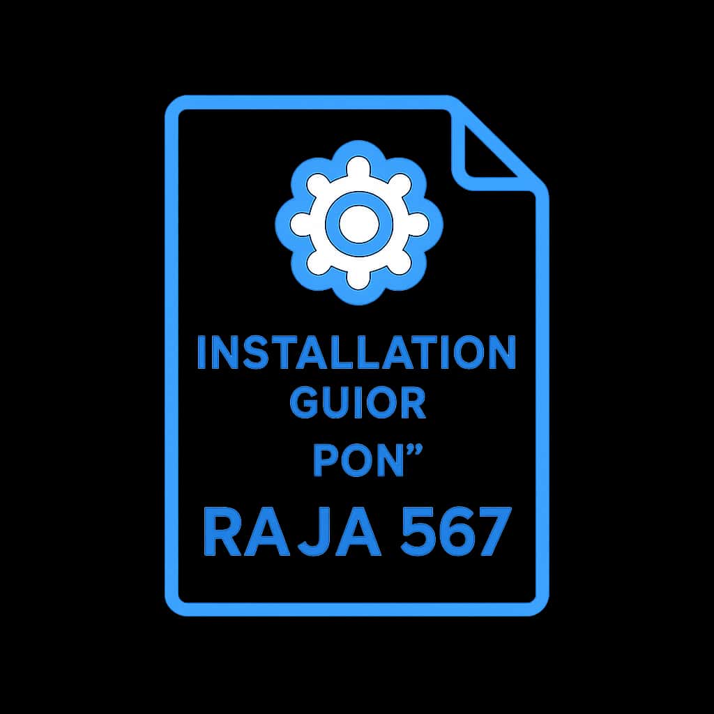 Icon representing Installation Guide for Raja 567.