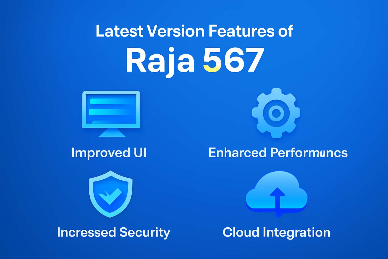 An informative scene showcasing the features of the Raja 567 app.