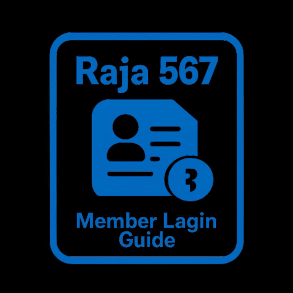 An icon indicating member login assistance for Raja 567.
