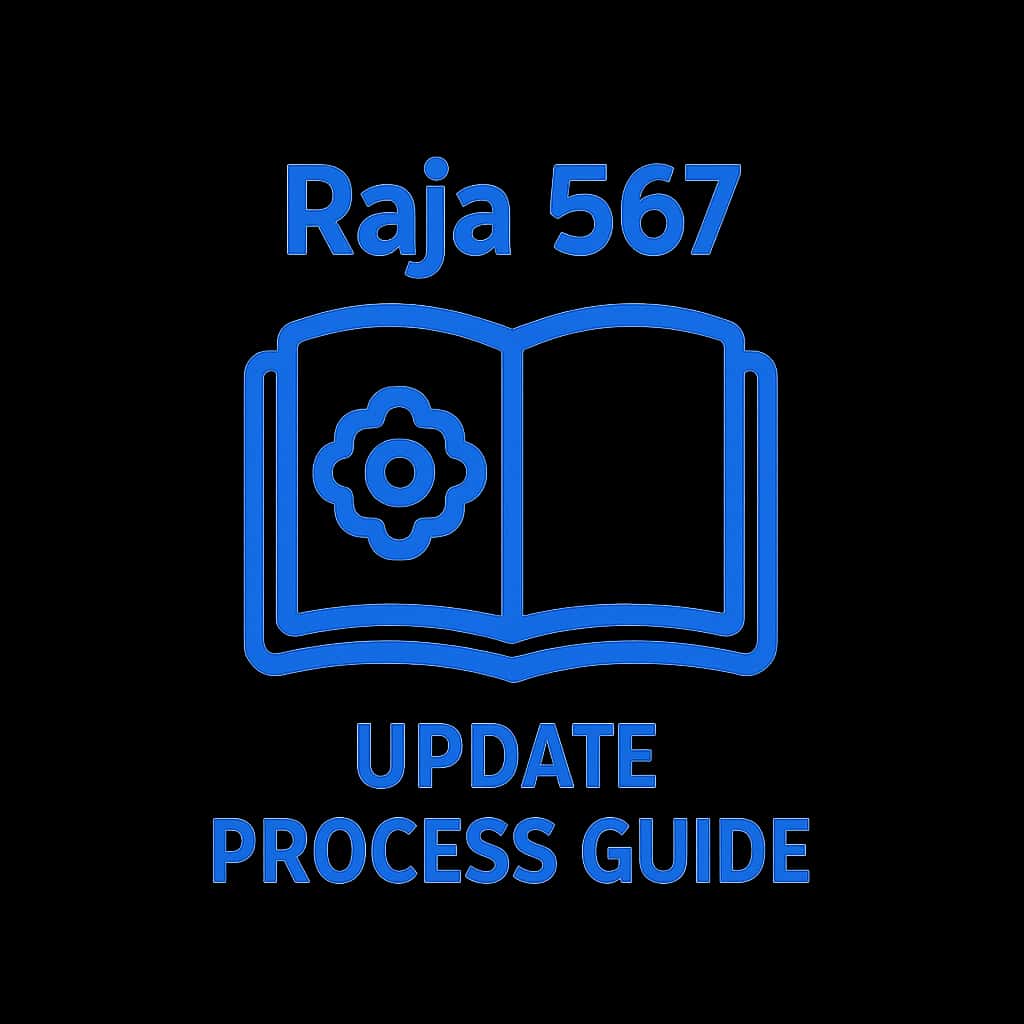 Icon representing the Raja 567 Update Process Guide.